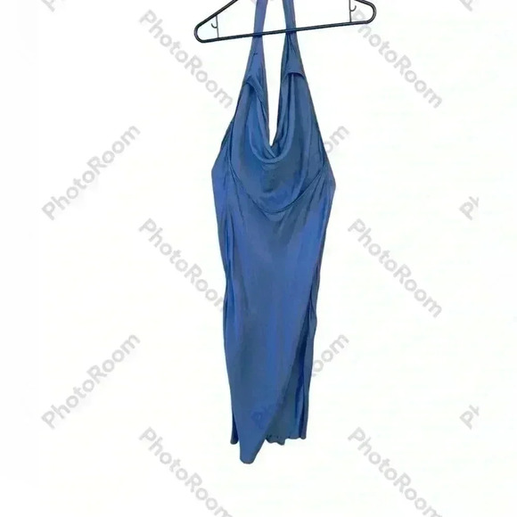 Women’s size Small midi blue dress backless Used once for a formal event - Picture 4 of 8